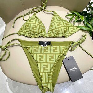 Fendi Women Green Bikini